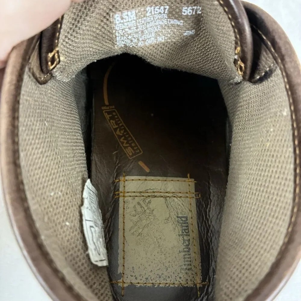Timberland Earthkeepers Leather Chukka Boots Men’s Size 8.5M Brown Lace Up 21547